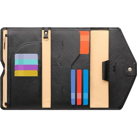 Mulit-purpose Rfid Blocking Passport Holder Travel Wallet (Ver.4) Passport - Picture 1 of 6